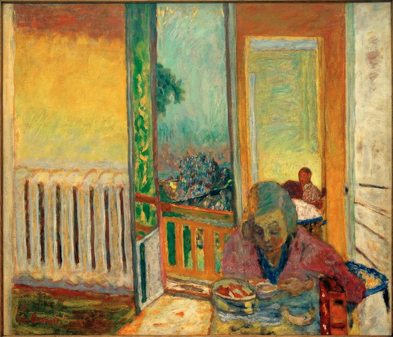 Snídaně na radiátoru od Pierre Bonnard