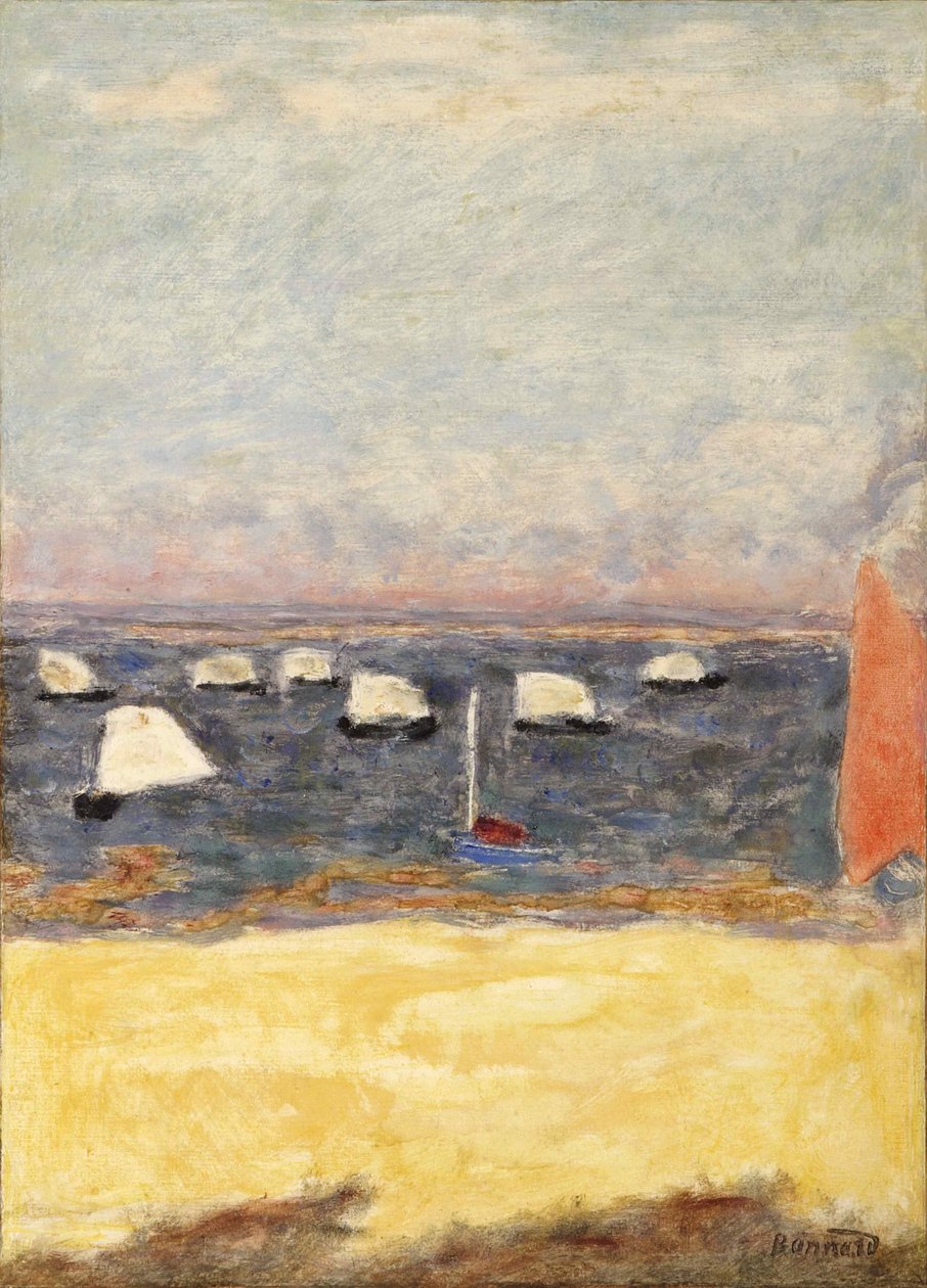 Les Voiliers, regaty, cca 1932. od Pierre Bonnard