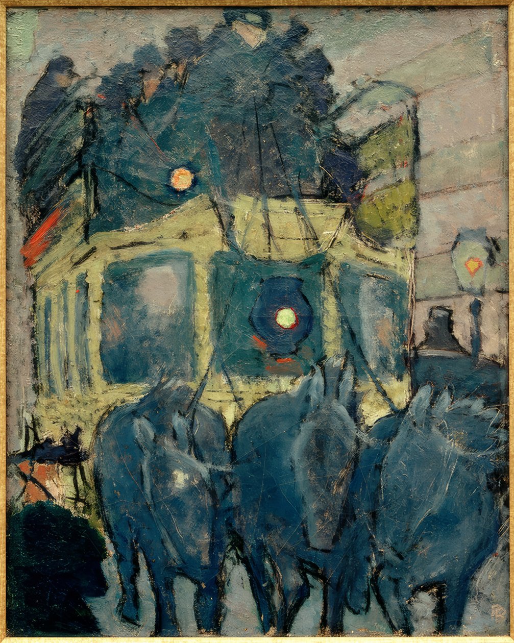 Lomnibus "Panthéon-Courcelles" od Pierre Bonnard