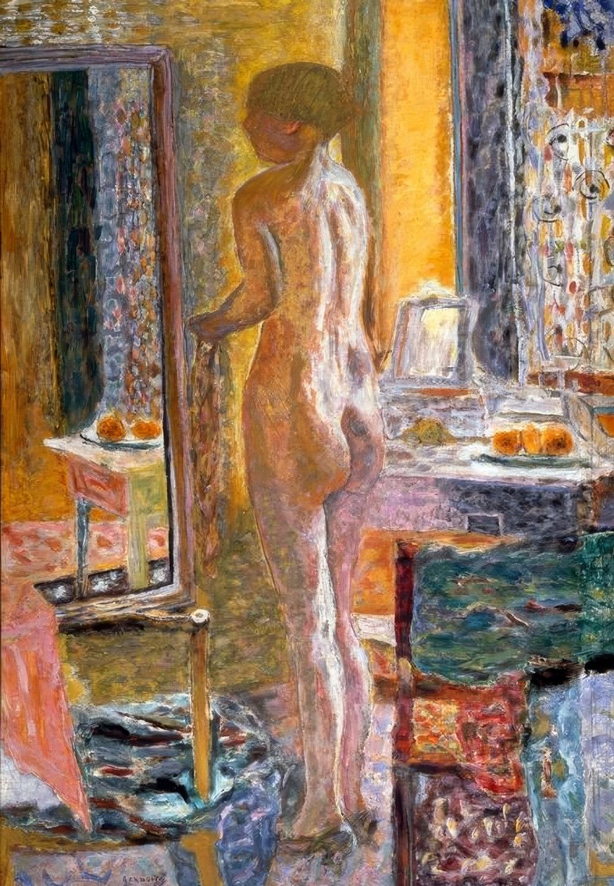 Akt v zrcadle (La Toilette) od Pierre Bonnard