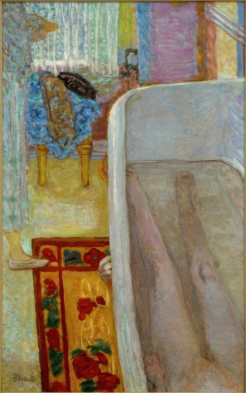 Nahá ve vaně od Pierre Bonnard