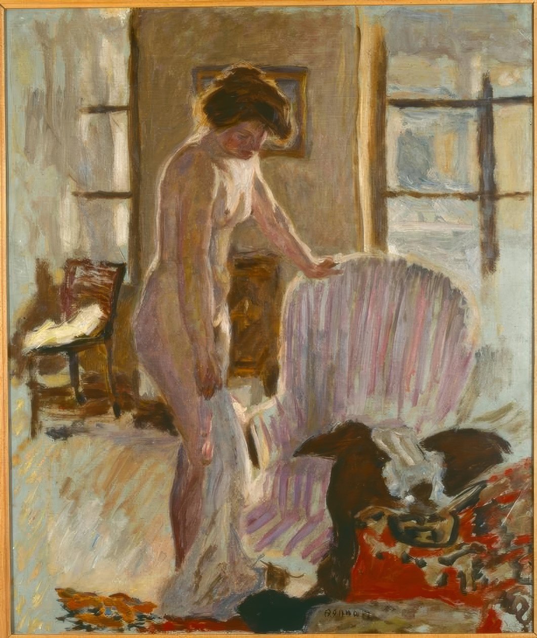 Nahá v interiéru od Pierre Bonnard