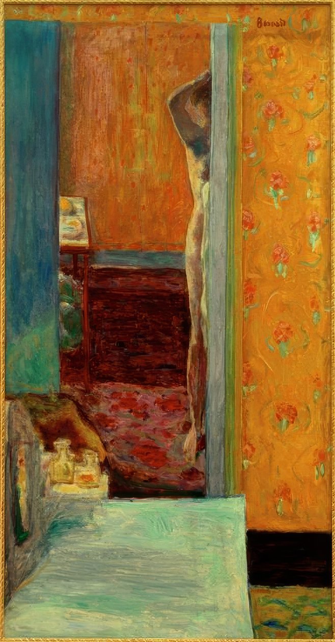Nahá v interiéru od Pierre Bonnard