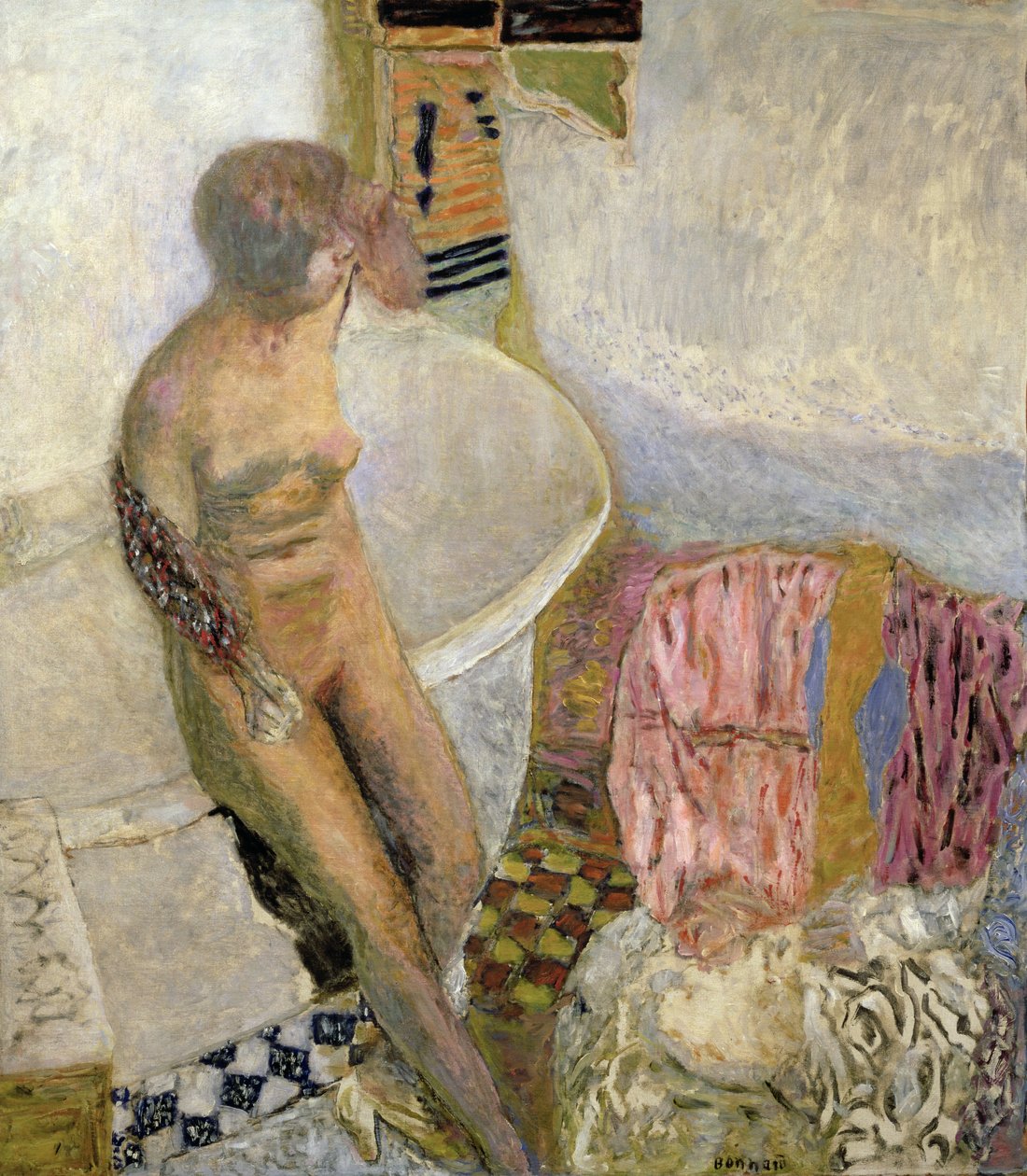 Nahá u vany od Pierre Bonnard