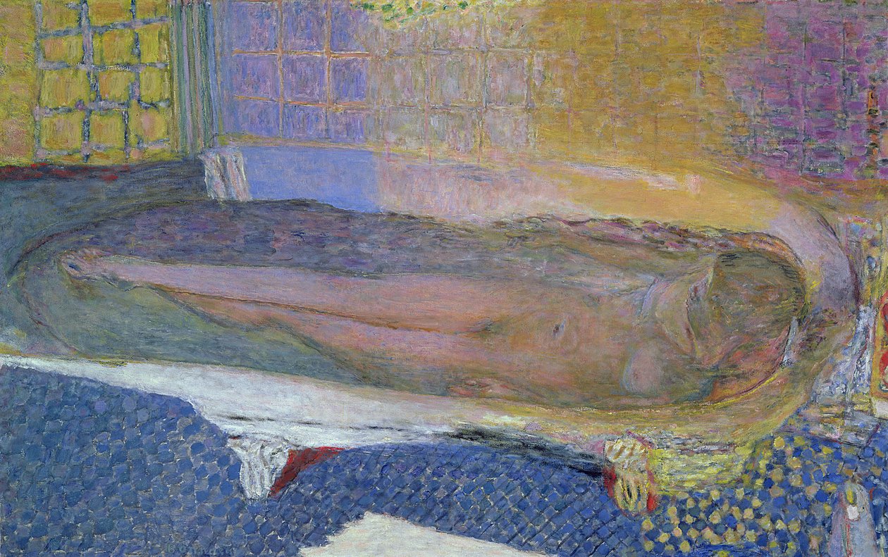 Akt ve vaně, 1936 od Pierre Bonnard