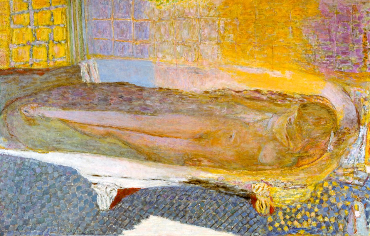 Akt ve vaně, 1936 od Pierre Bonnard