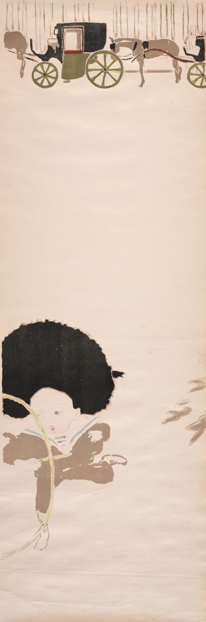 Promenáda ošetřovatelek, Frieze of Carriages, 1895. od Pierre Bonnard