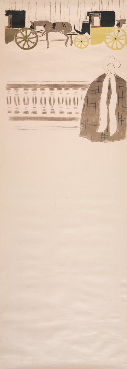 Promenáda ošetřovatelek, Frieze of Carriages, 1895. od Pierre Bonnard