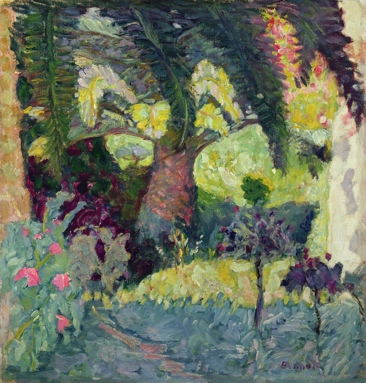 Palmy v Le Cannet, 1924 od Pierre Bonnard