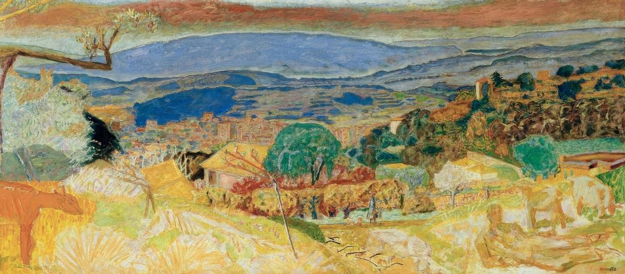 Cannet krajina od Pierre Bonnard