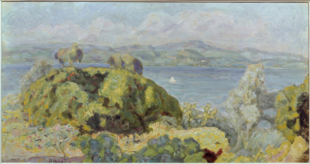 Krajina nebo krásné bouřlivé počasí od Pierre Bonnard