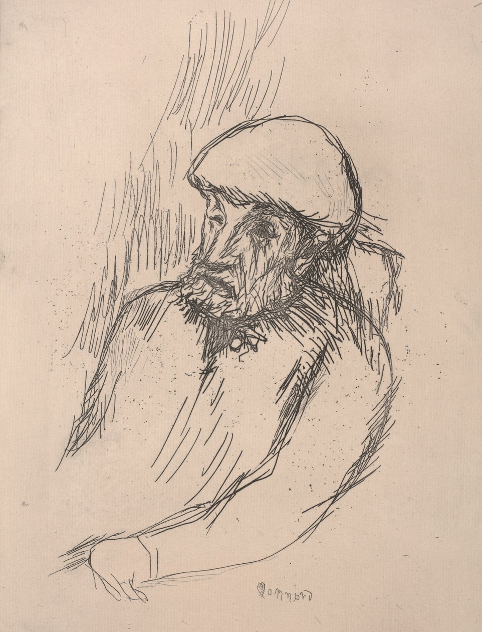 Portrét Renoira, kolem roku 1916 (lept) od Pierre Bonnard