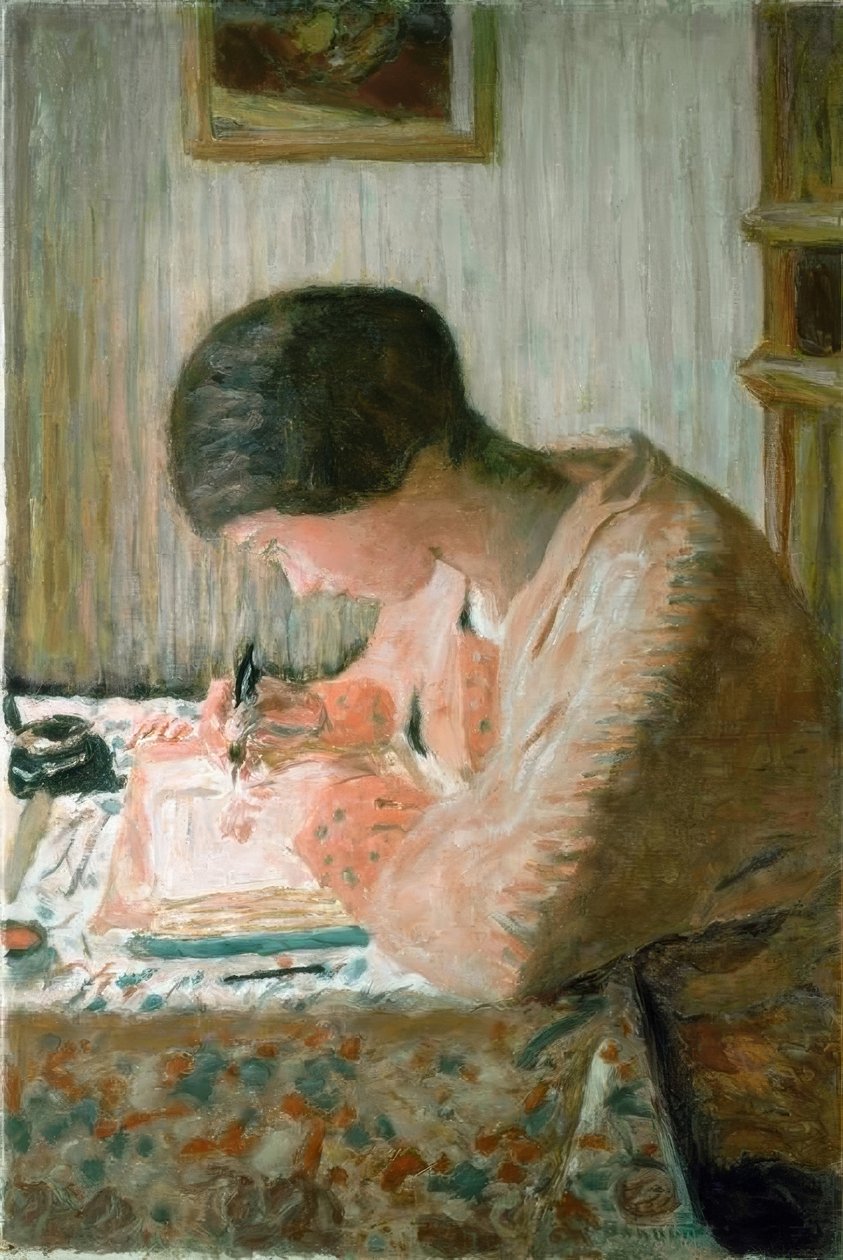 Psací žena od Pierre Bonnard