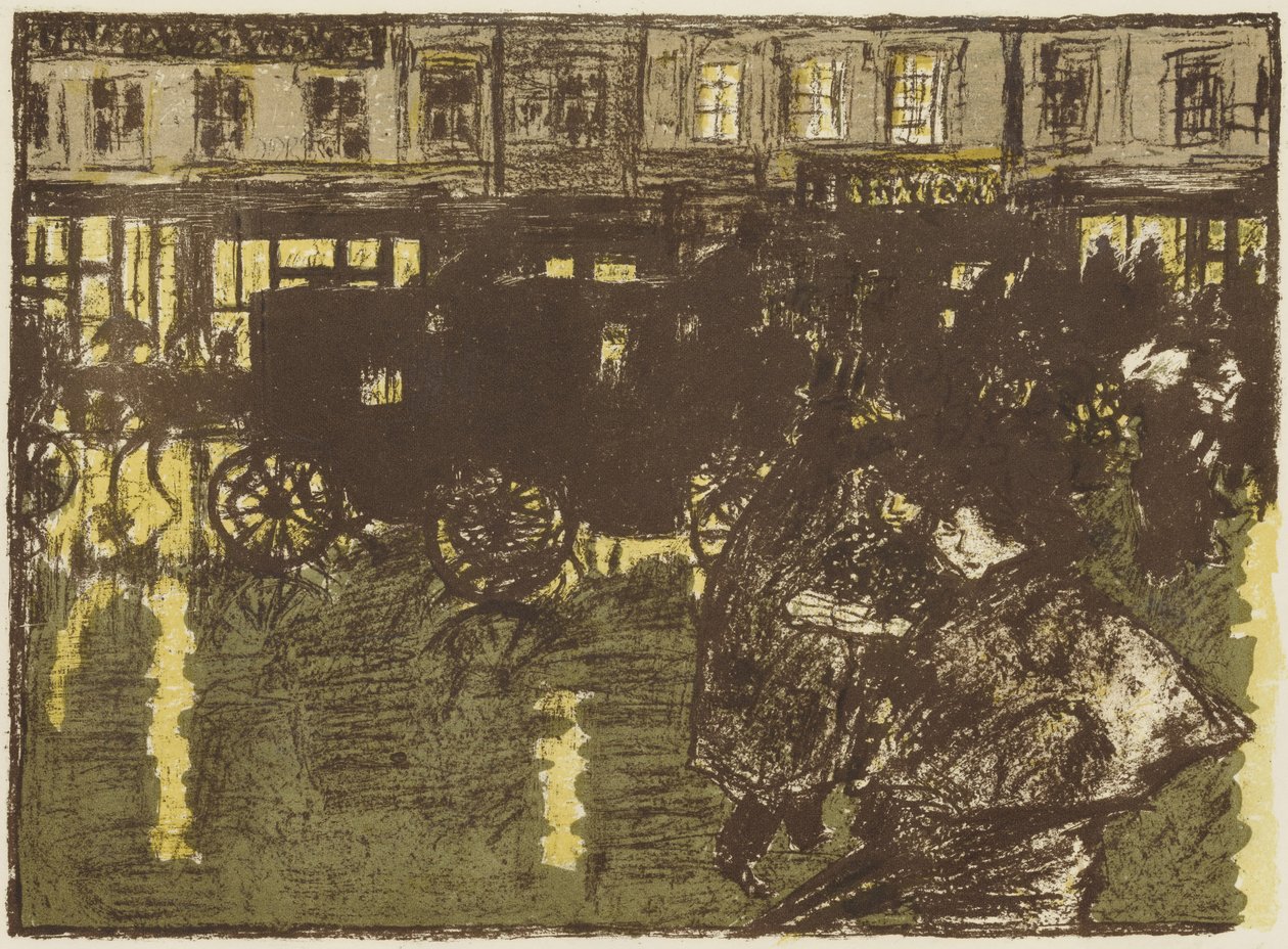 Některé aspekty života v Paříži od Pierre Bonnard