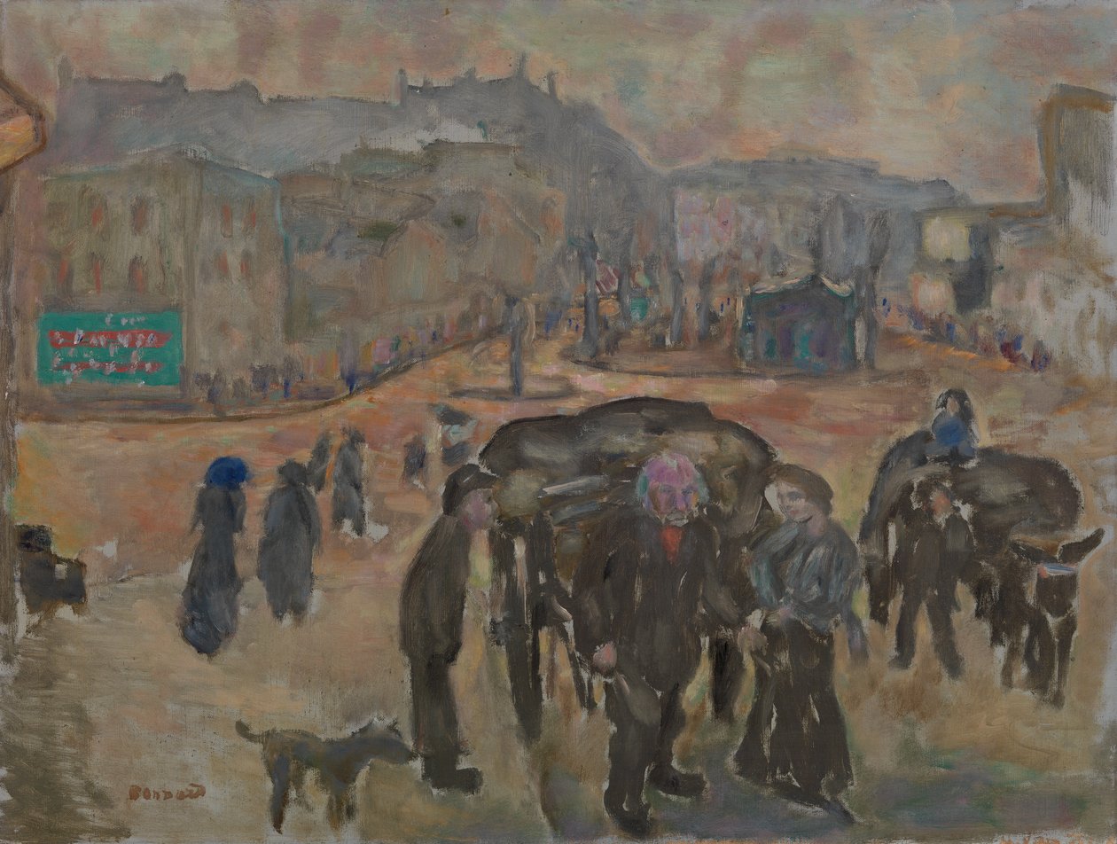 Pouliční scéna (olej na plátně) od Pierre Bonnard