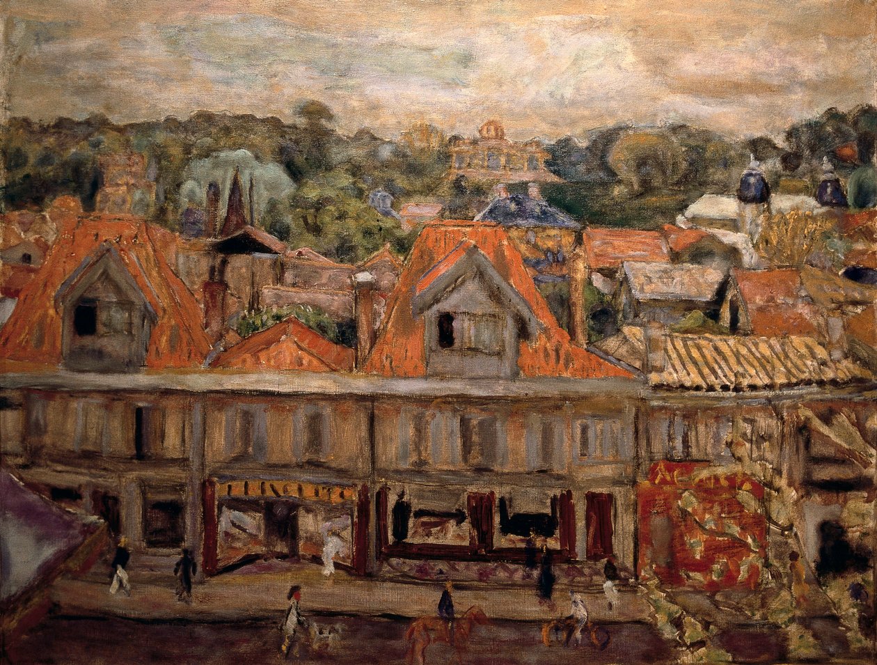 Ulice v Arcachonu. 1930 (olej na plátně) od Pierre Bonnard
