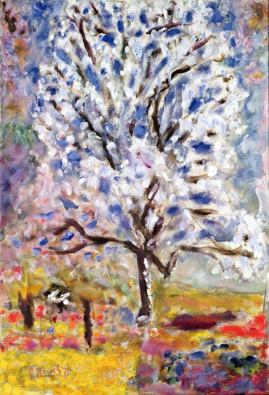 Mandlový strom v květu, 1947 od Pierre Bonnard