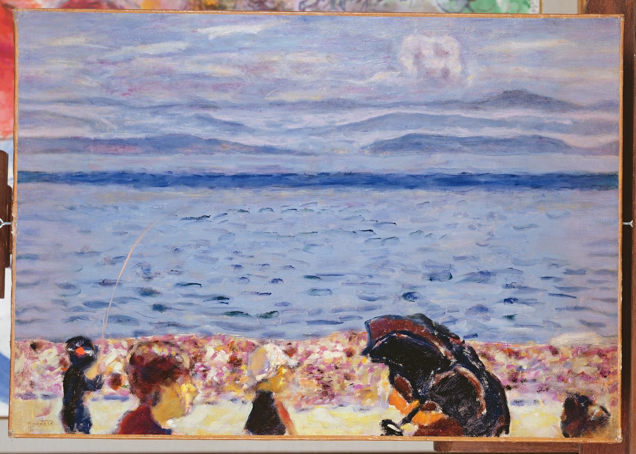 Pláž, Modré moře, kolem roku 1930 od Pierre Bonnard