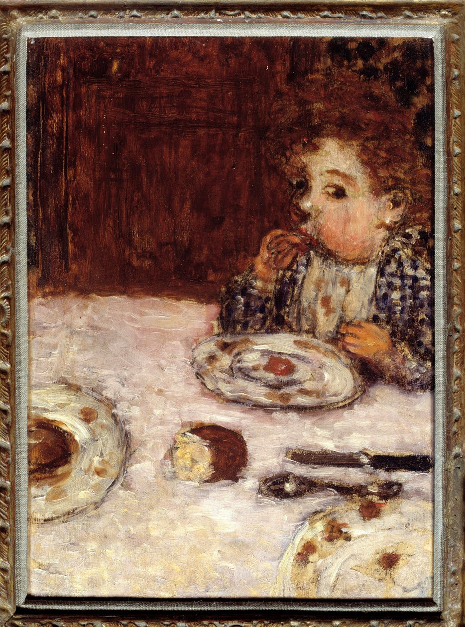 Dítě, které obědvalo od Pierre Bonnard