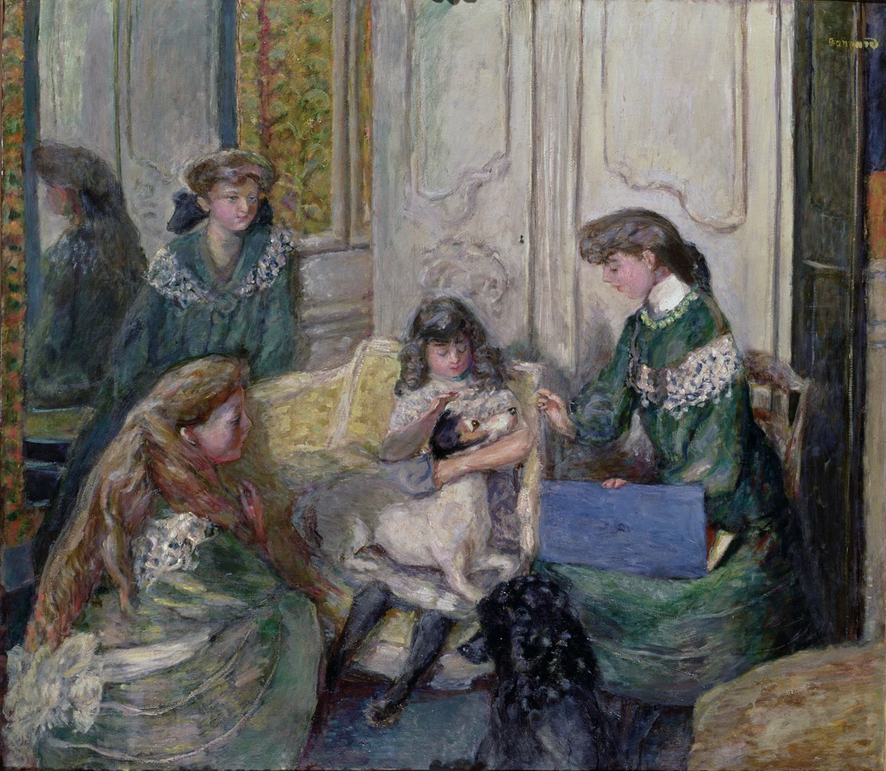 Natansonské dívky, 1906-10 od Pierre Bonnard