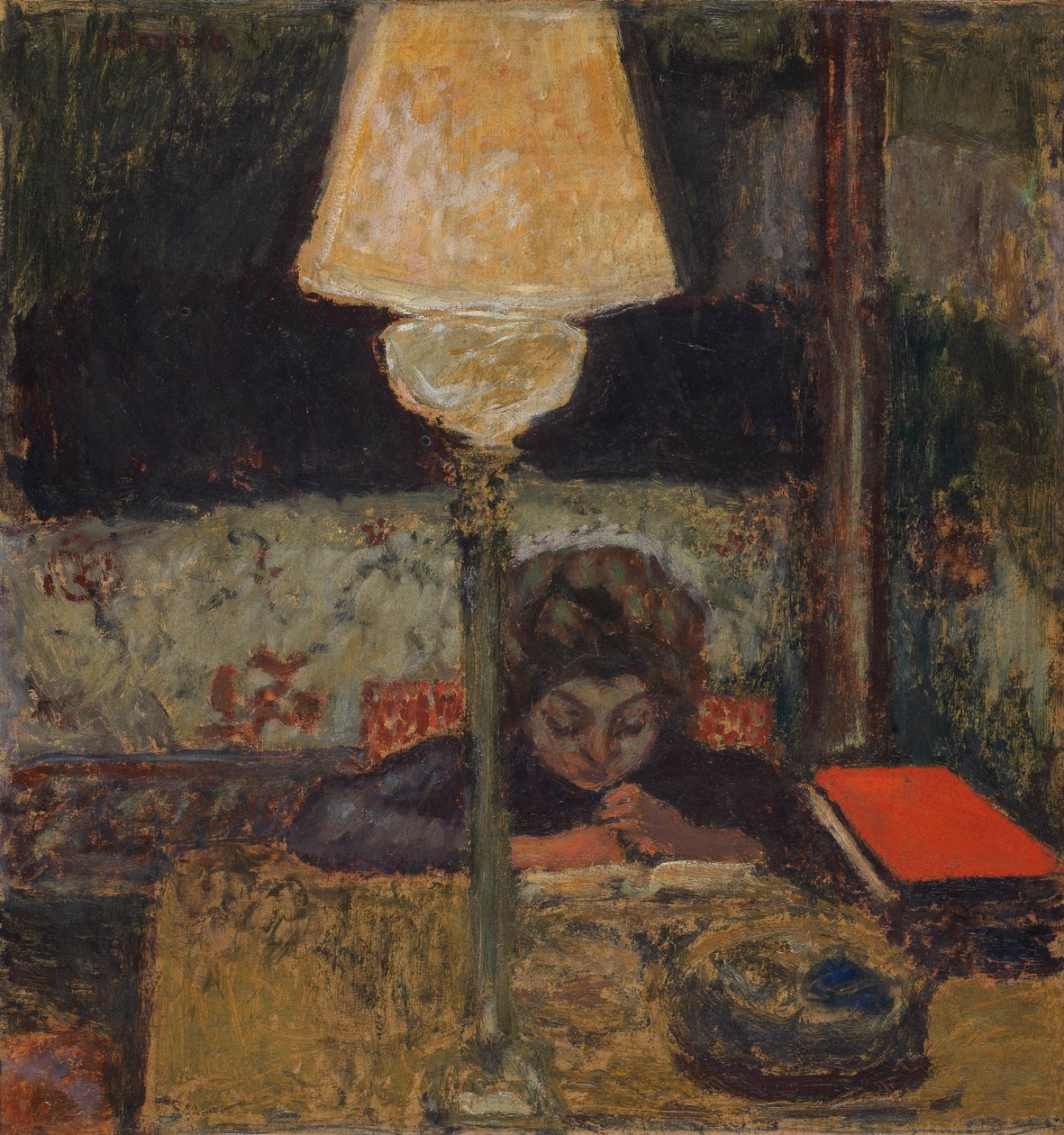Olejová lampa, cca 1898-1900 od Pierre Bonnard