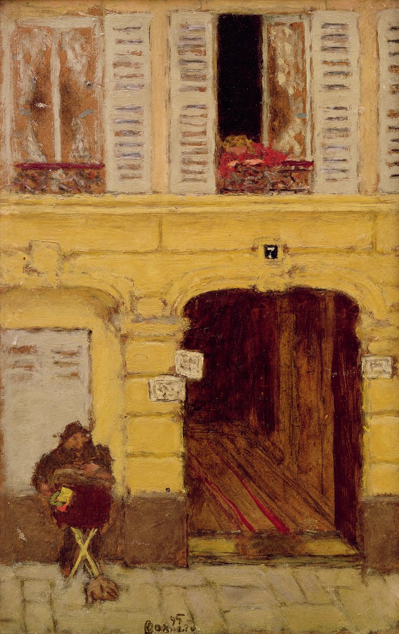 Mlýnek varhan, 1895 od Pierre Bonnard