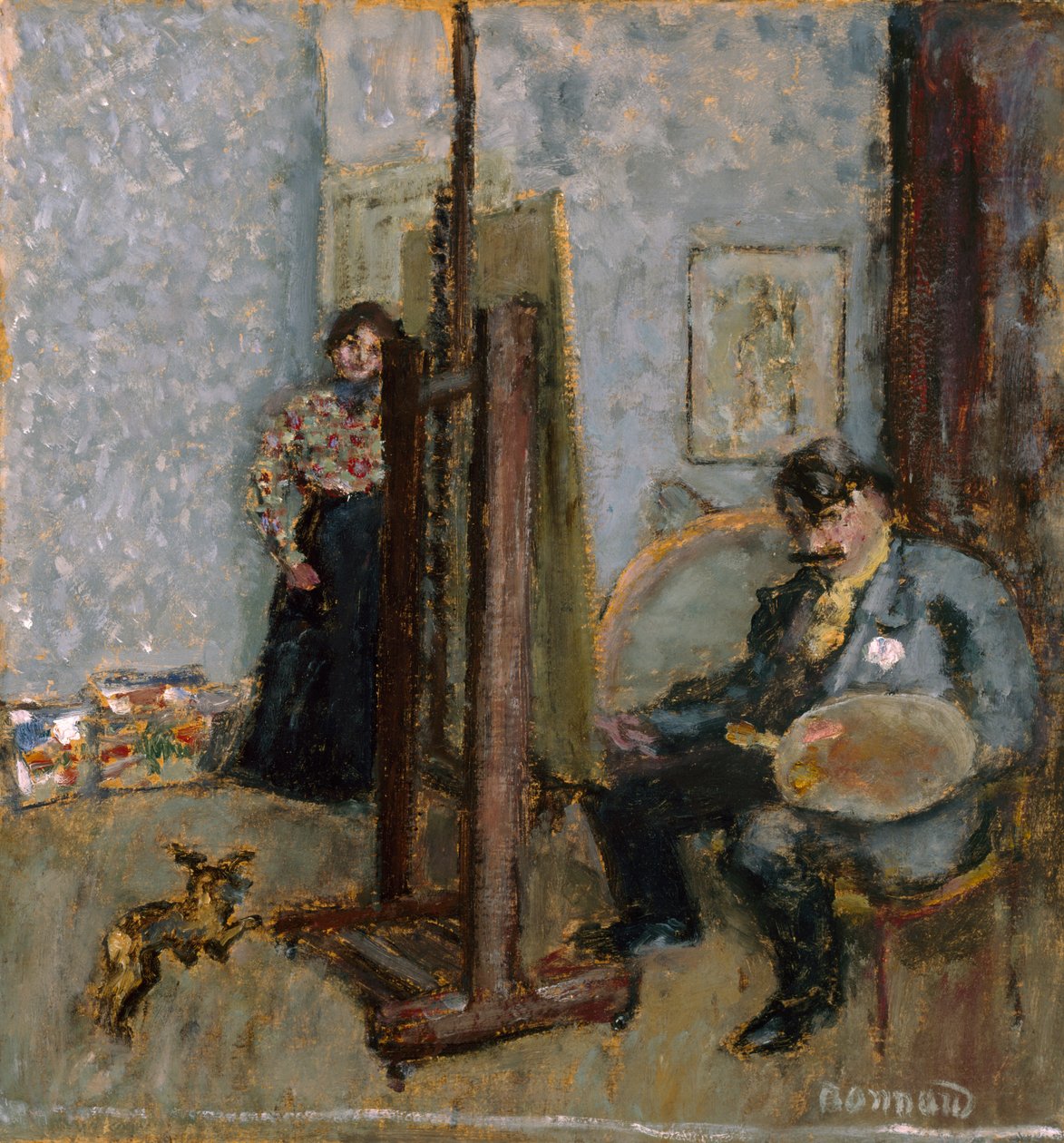Malířský ateliér od Pierre Bonnard