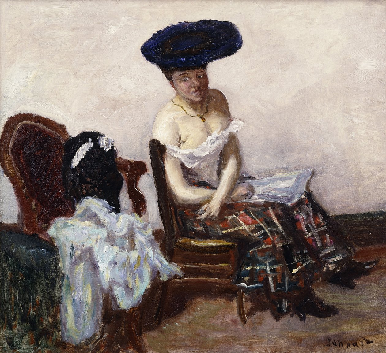 Skotská spodnička; Skotská spodnička od Pierre Bonnard
