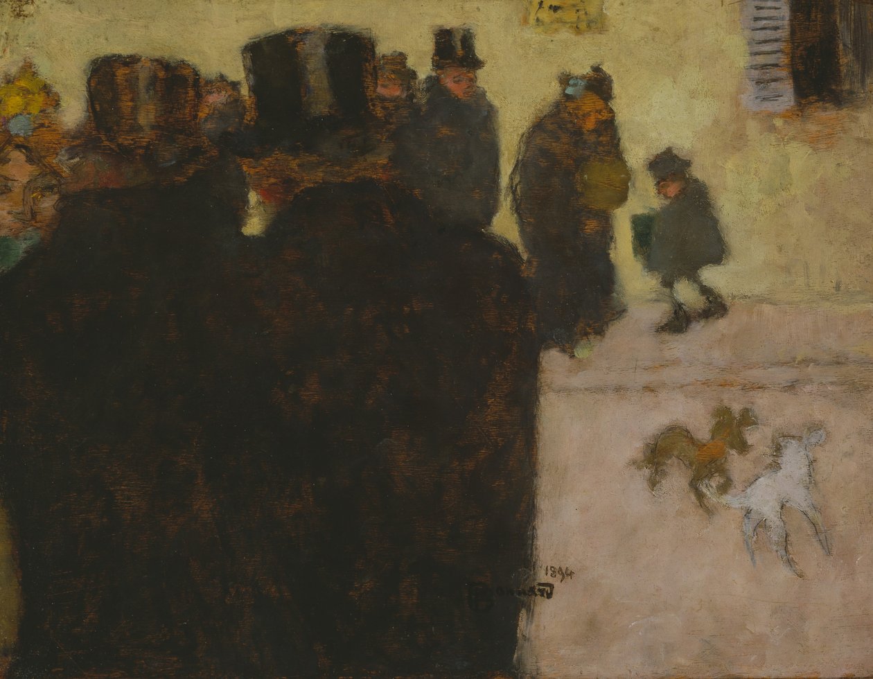Ulice v zimě od Pierre Bonnard