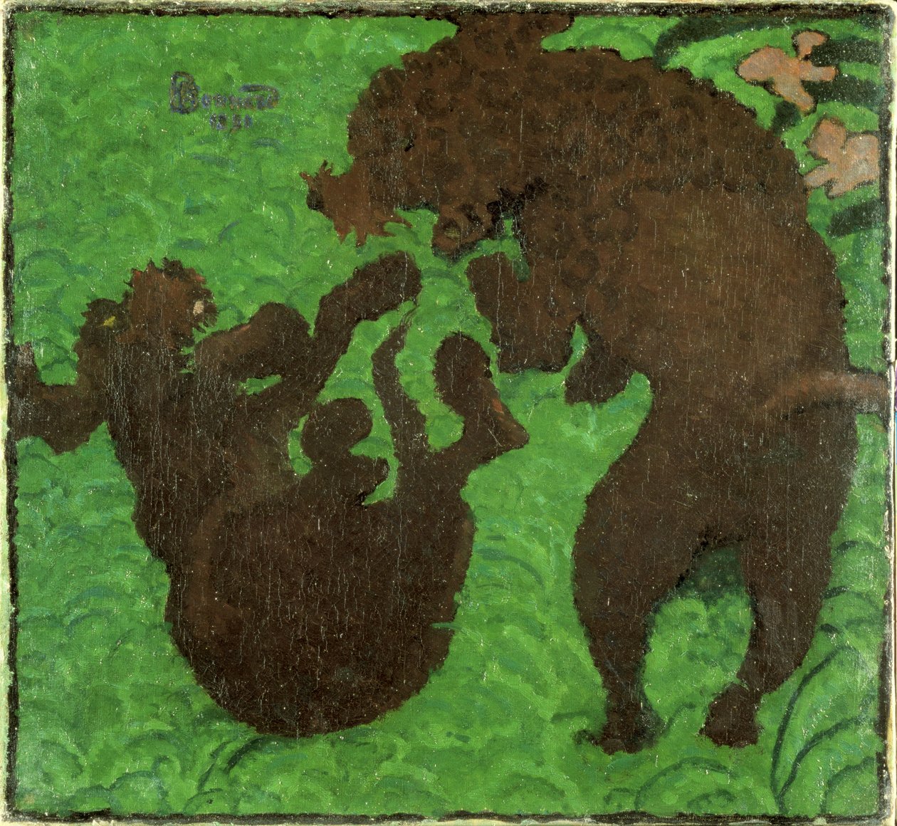 Dva pudlové, 1891 od Pierre Bonnard