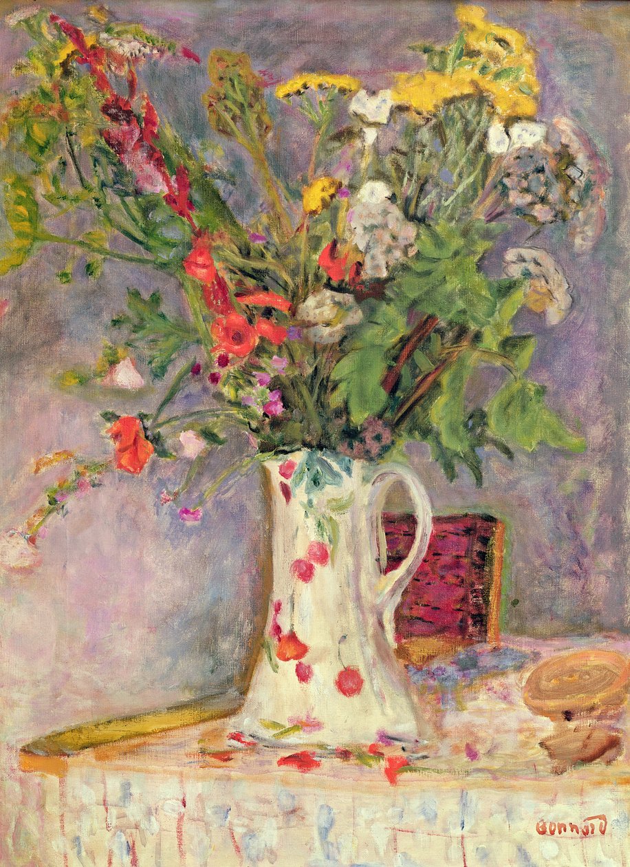 Divoké květiny, kolem roku 1916 od Pierre Bonnard
