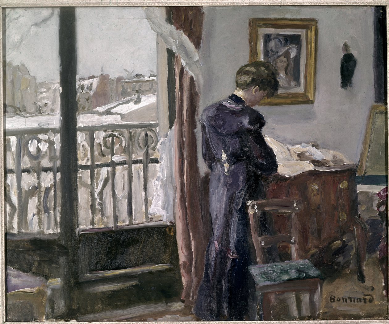 Zimní den od Pierre Bonnard