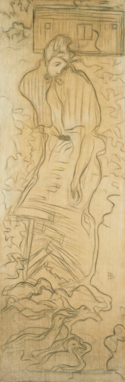Žena s kachnami; Kachní žena od Pierre Bonnard