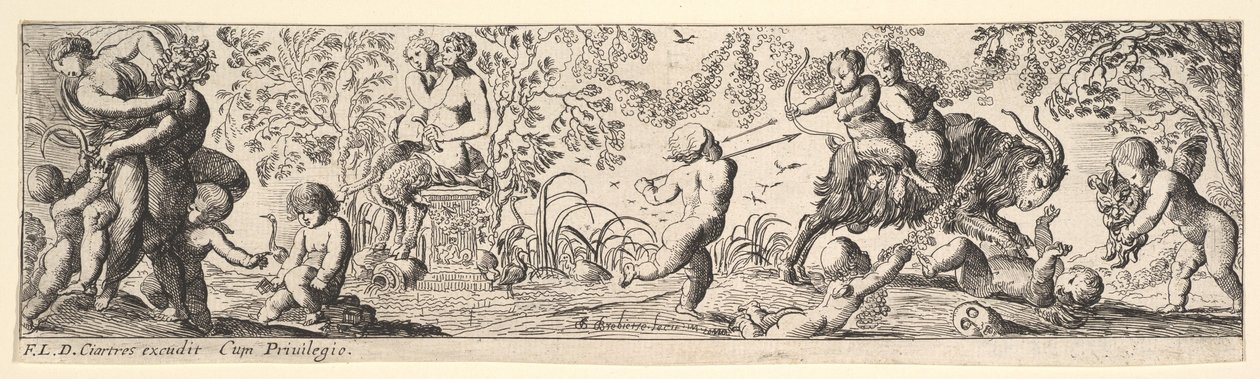 Bachnal, 1600-1642. od Pierre Brebiette