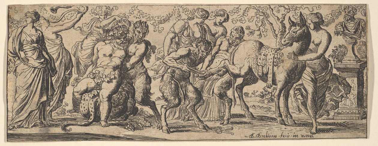 Bachnale, 1610-42. od Pierre Brebiette