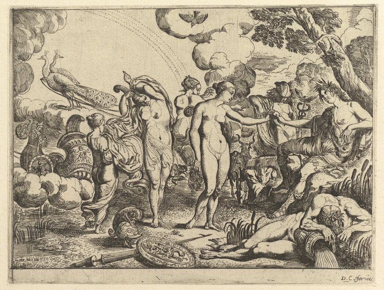 Soud v Paříži, 1610-42. od Pierre Brebiette