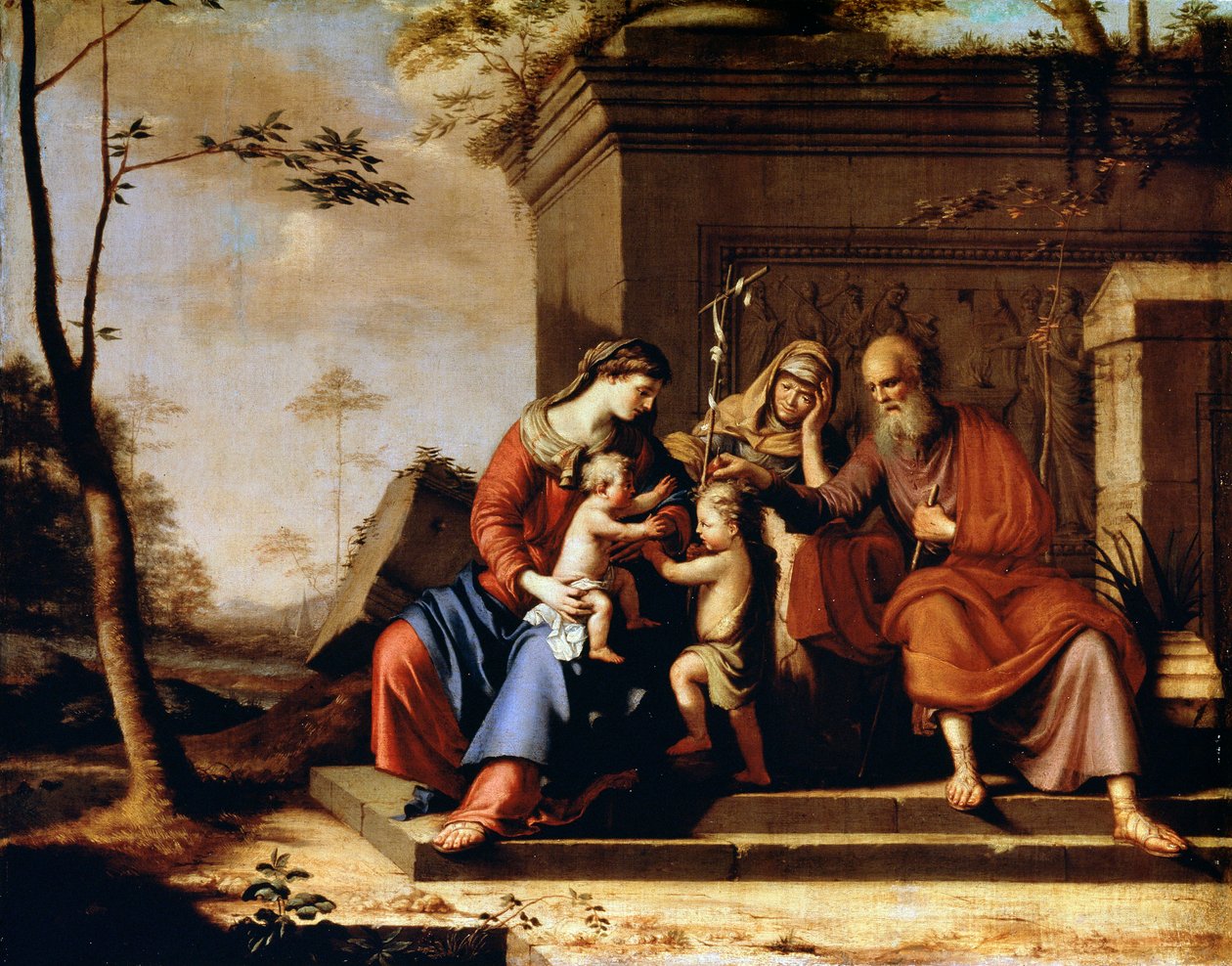 Svatá rodina, 1655 od Pierre Cauchy