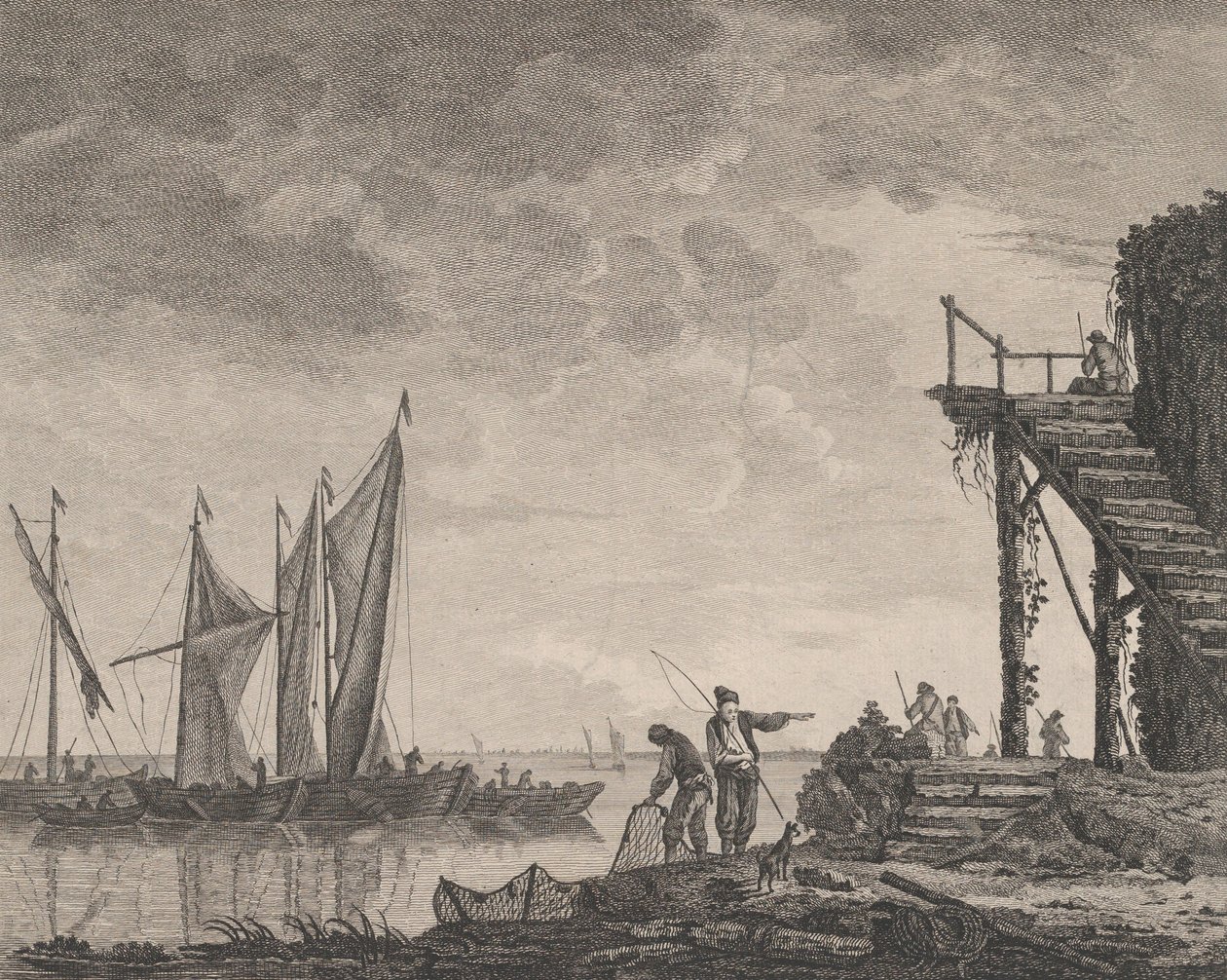 Malé anglické námořnictvo, 1761. od Pierre Charles Canot