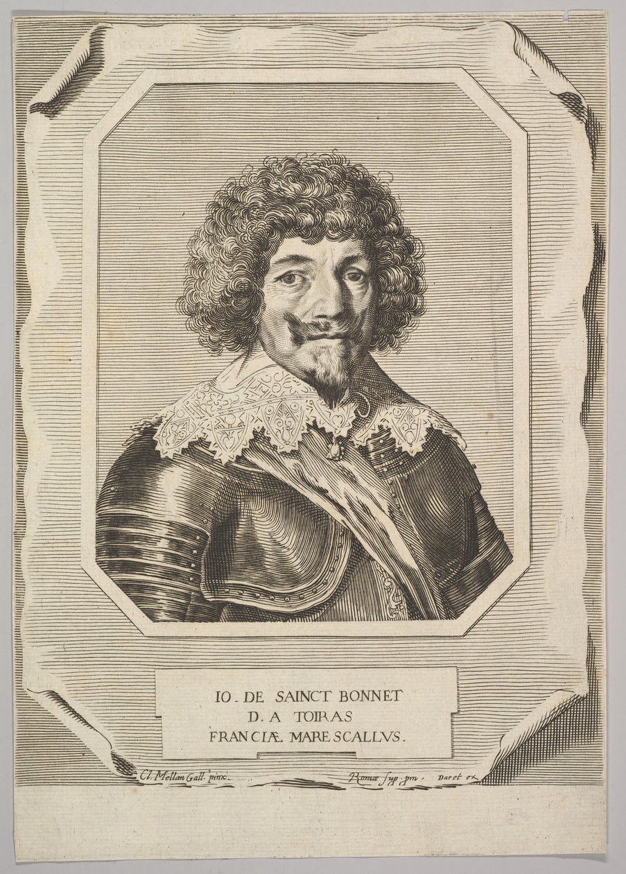 Jean de Saint-Bonnet, markýz de Toiras. od Pierre Daret