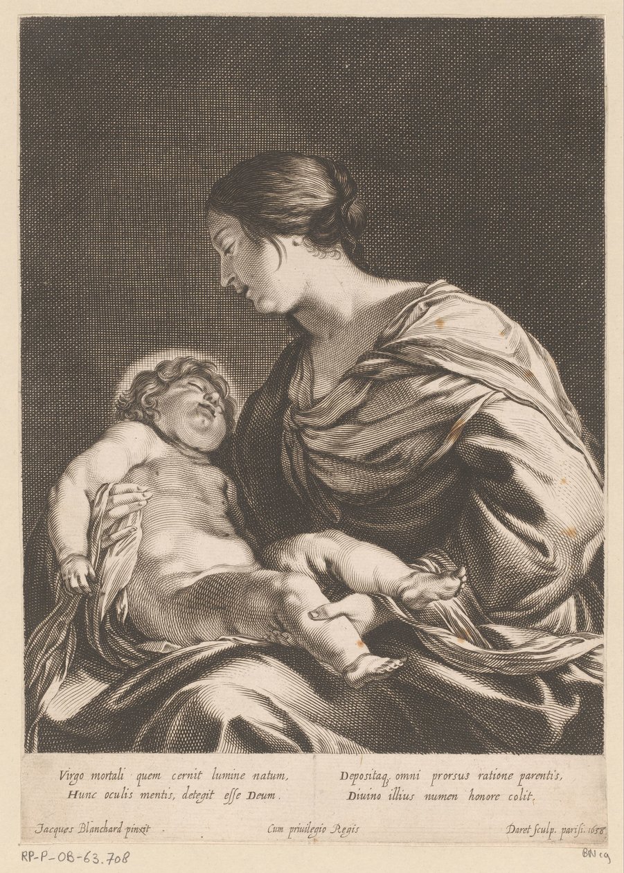 Marie s dítětem od Pierre Daret