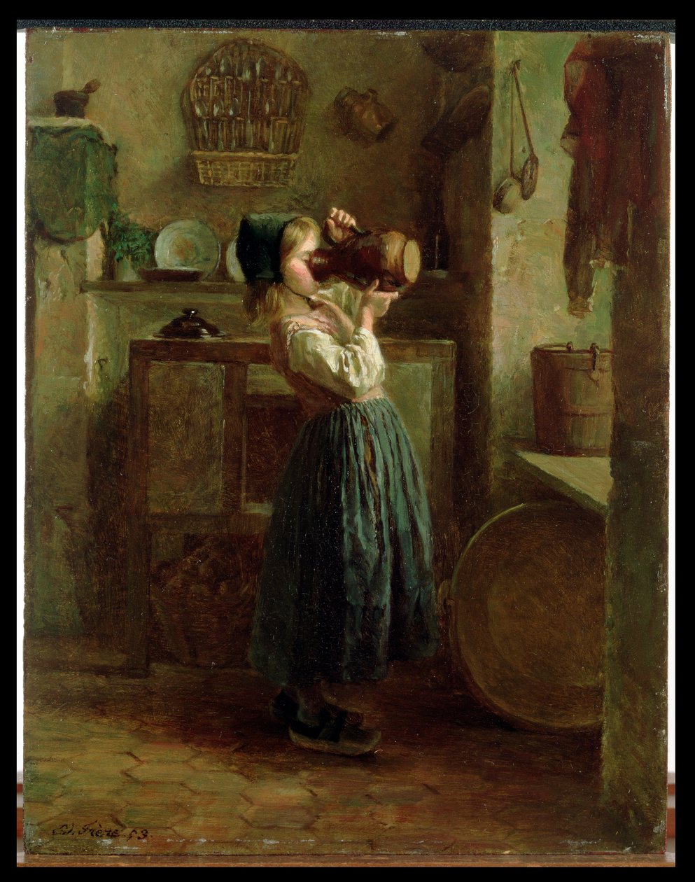 Pomáhat si, 1859 od Pierre Edouard Frere