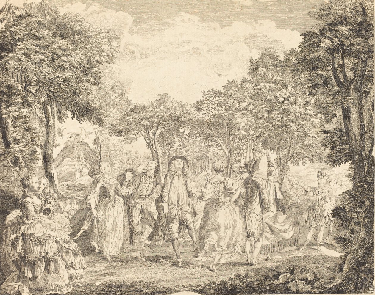 Balet v opeře, 1761. od Pierre François Basan