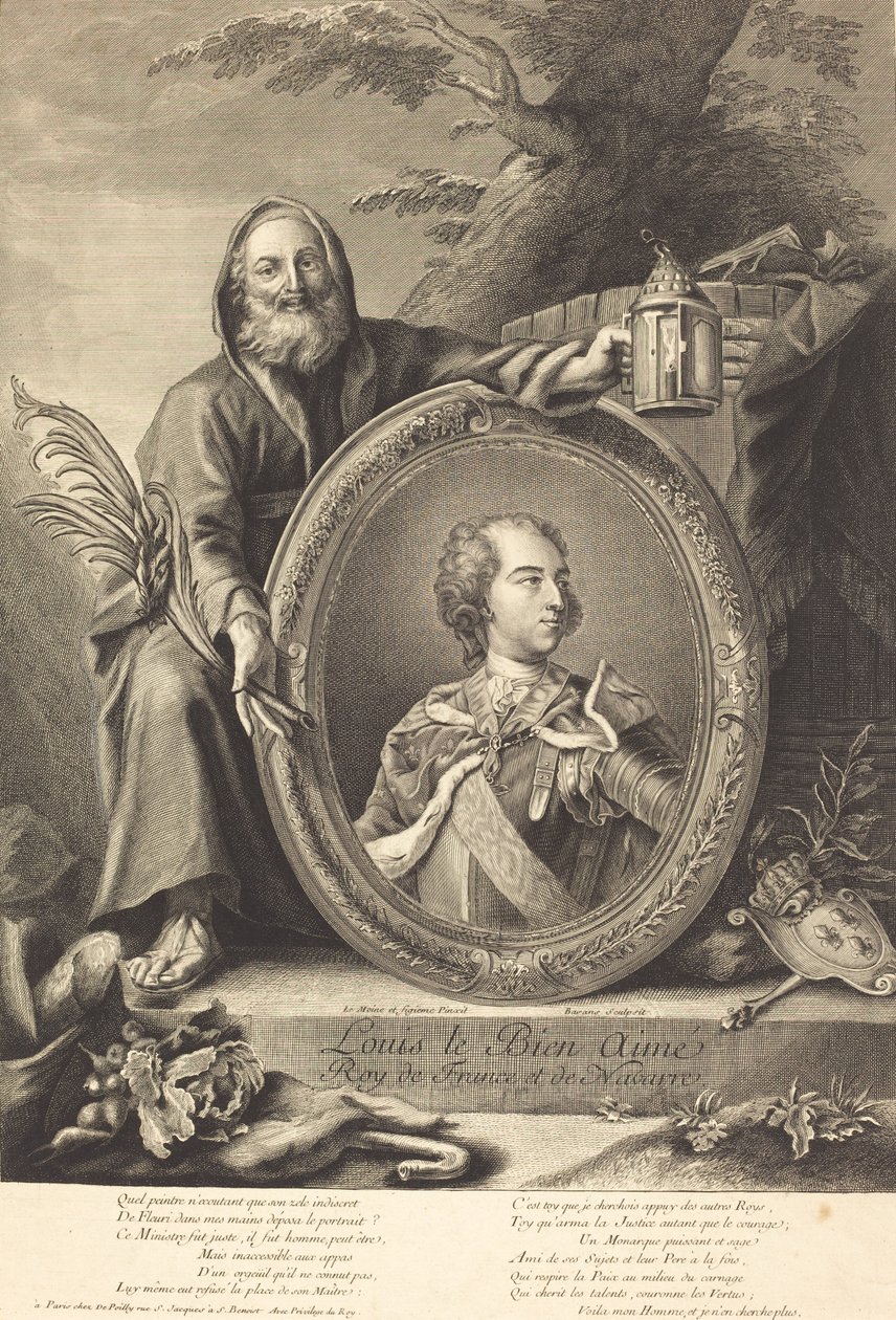 Louis milovaný. od Pierre François Basan