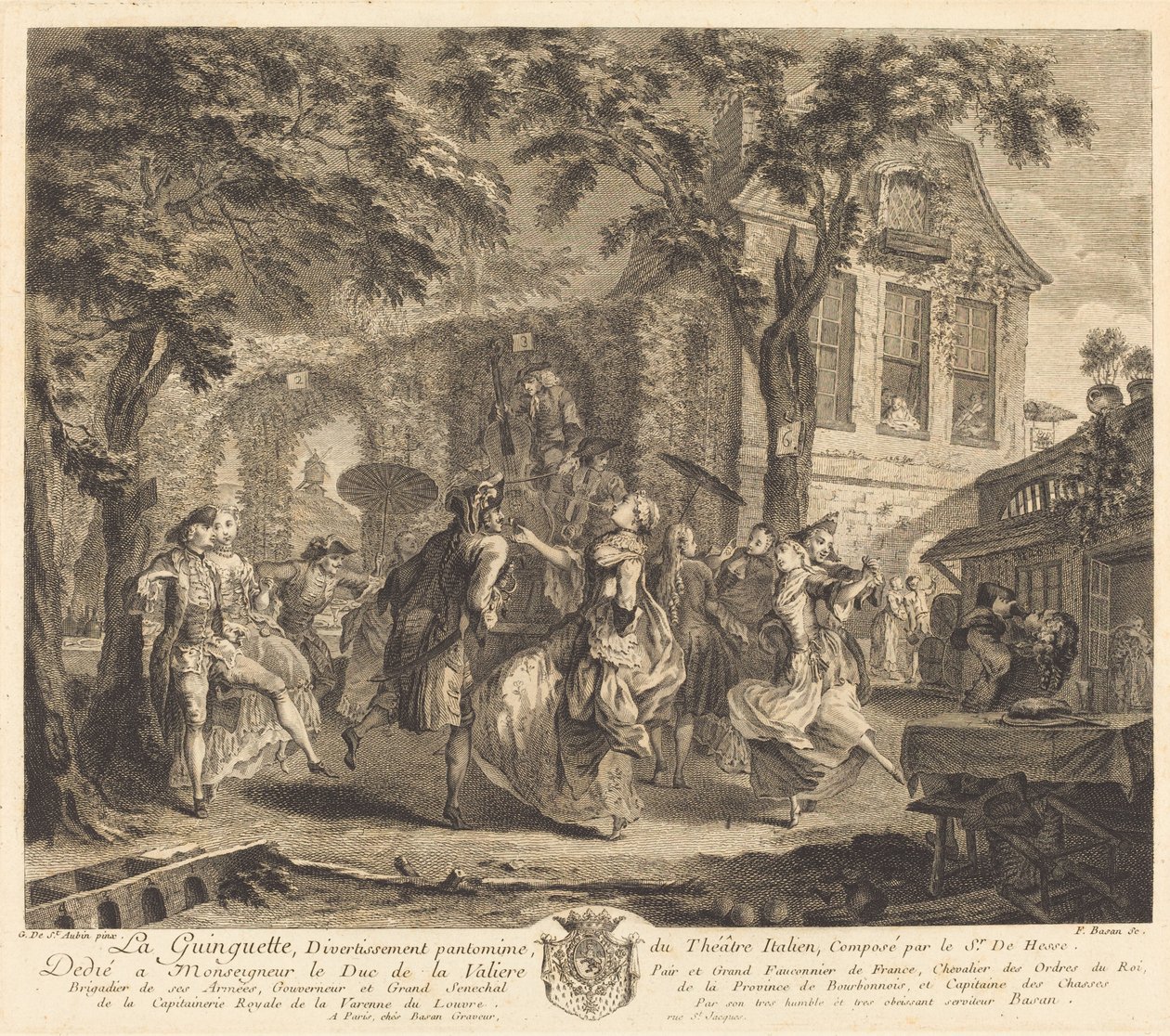 The Tavern, 17611762. od Pierre François Basan