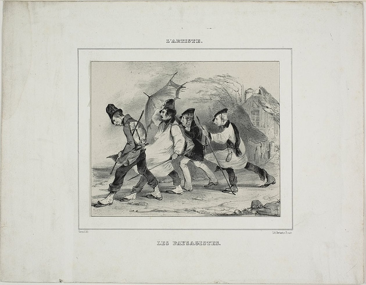 Malíři krajiny od Pierre François Eugène Giraud