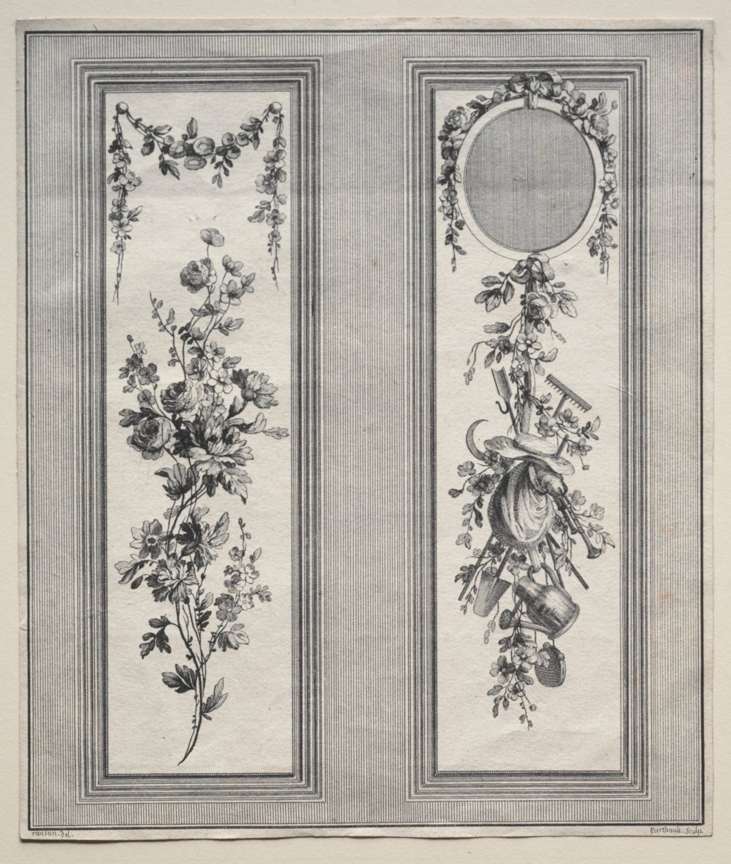 Zahradní ornament od Pierre Gabriel Berthault