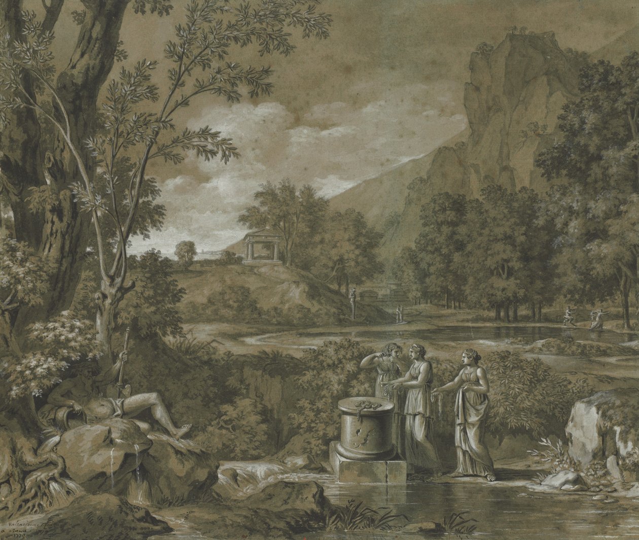 Klasická krajina, 1779. od Pierre Henri de Valenciennes