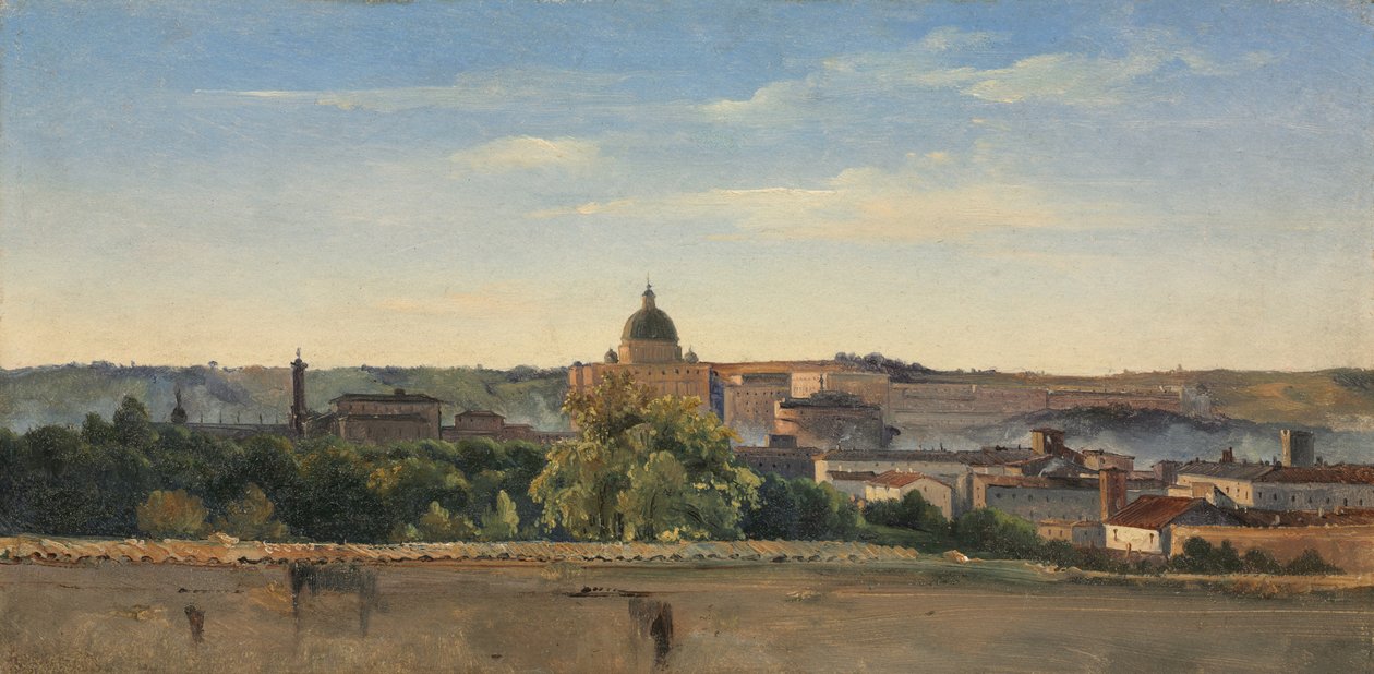 Pohled na Řím, c.1782-1784 od Pierre Henri de Valenciennes