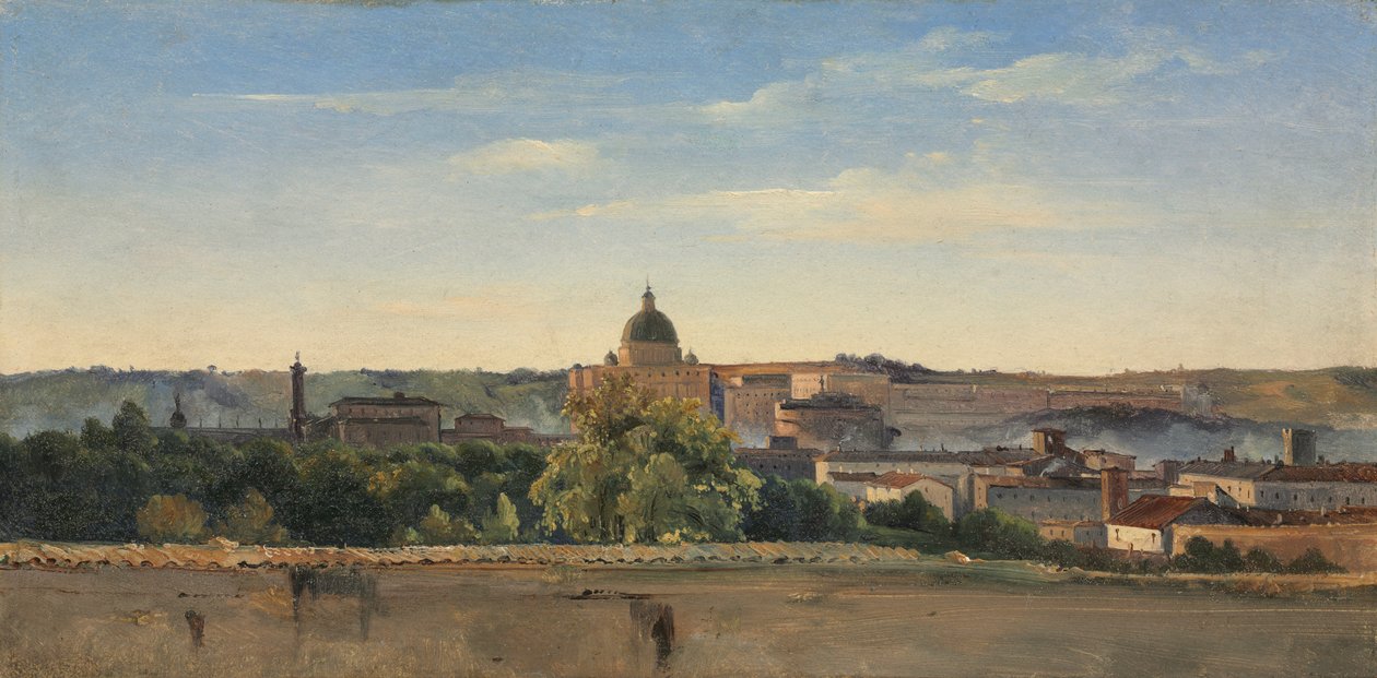 Pohled na Řím, c. 1782-1784. od Pierre Henri de Valenciennes