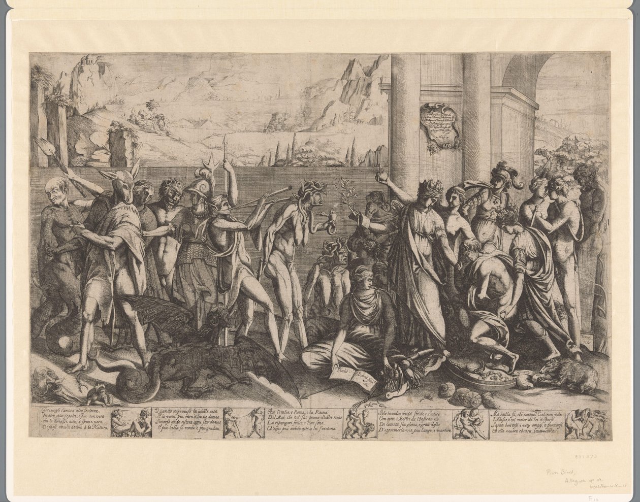 Alegorie soch od Pierre II Biard